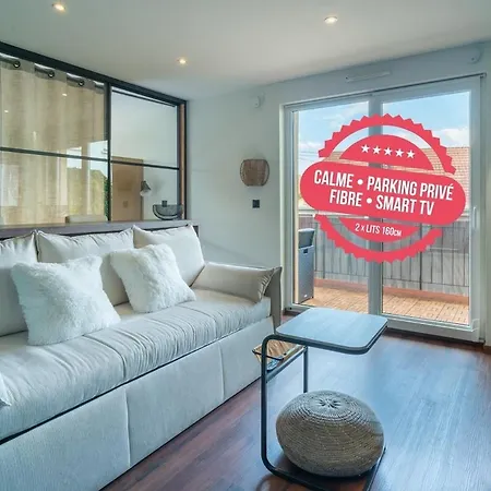 Suite Zen - Quietness & Light - 2 Beds 160 Cm - Private Car Park Sélestat Exterior photo
