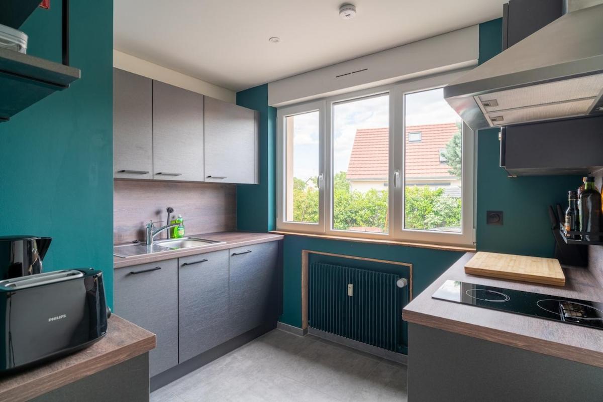 Zen - Quietness & Light - 2 Beds 160 Cm - Private Car Park Apartment Selestat